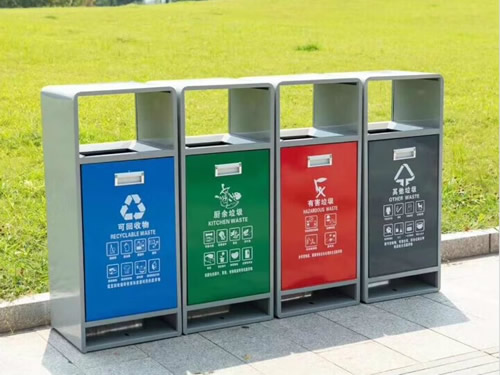 石家莊不銹鋼分類垃圾桶