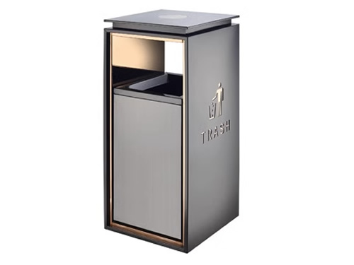 室內加厚不銹鋼垃圾桶